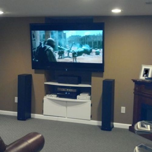 TV and Surround Sound Installation