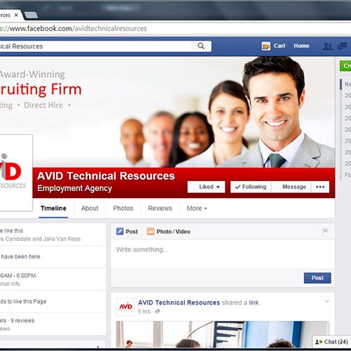AVID TR Customize Facebook Profile image and Heade