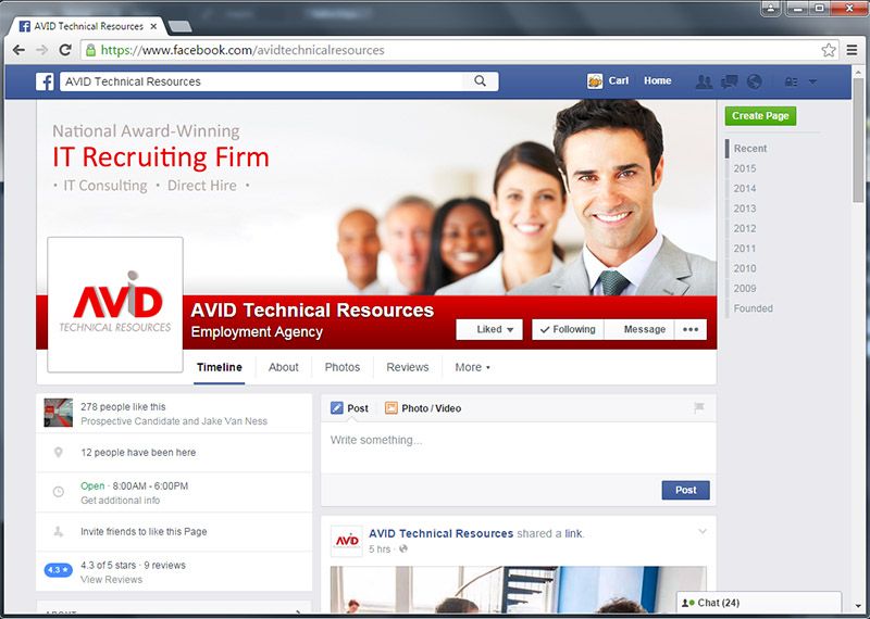 AVID TR Customize Facebook Profile image and Heade