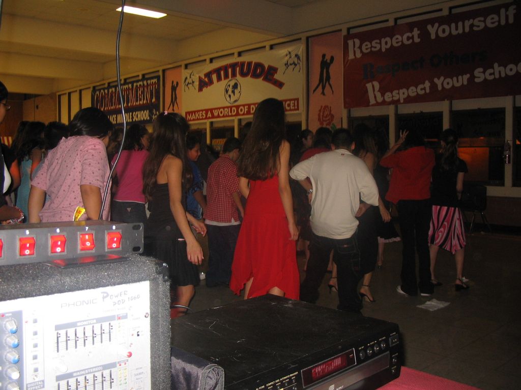 DJ'd Middle School Dance in Corpus Christi.  All t
