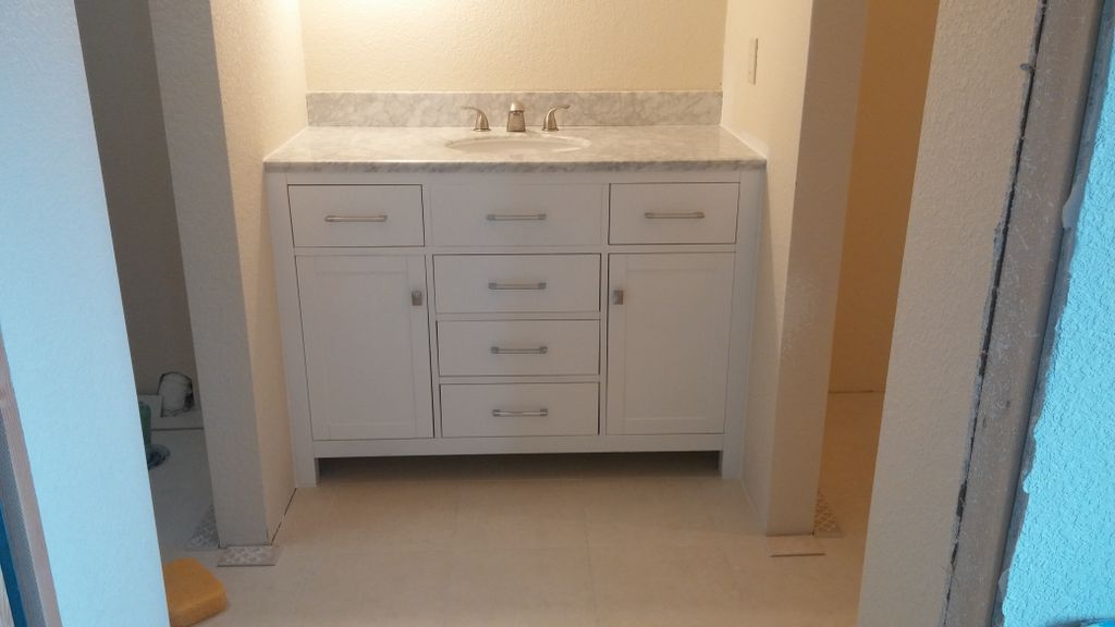 One part of the 3 part Master Bathroom