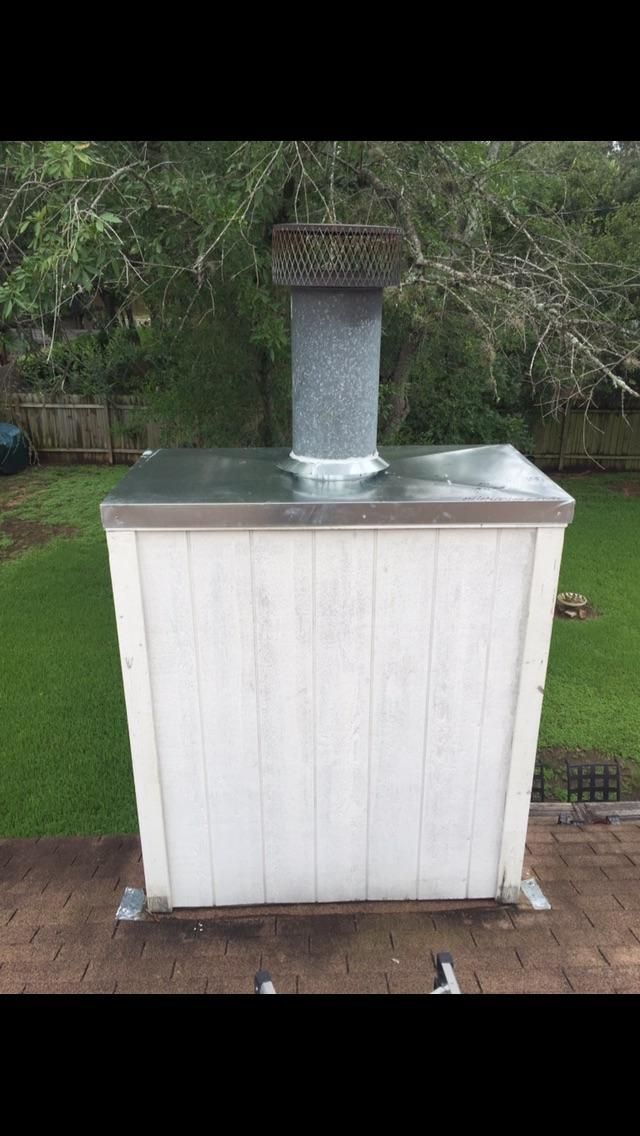 New galvanized steel chase cover 