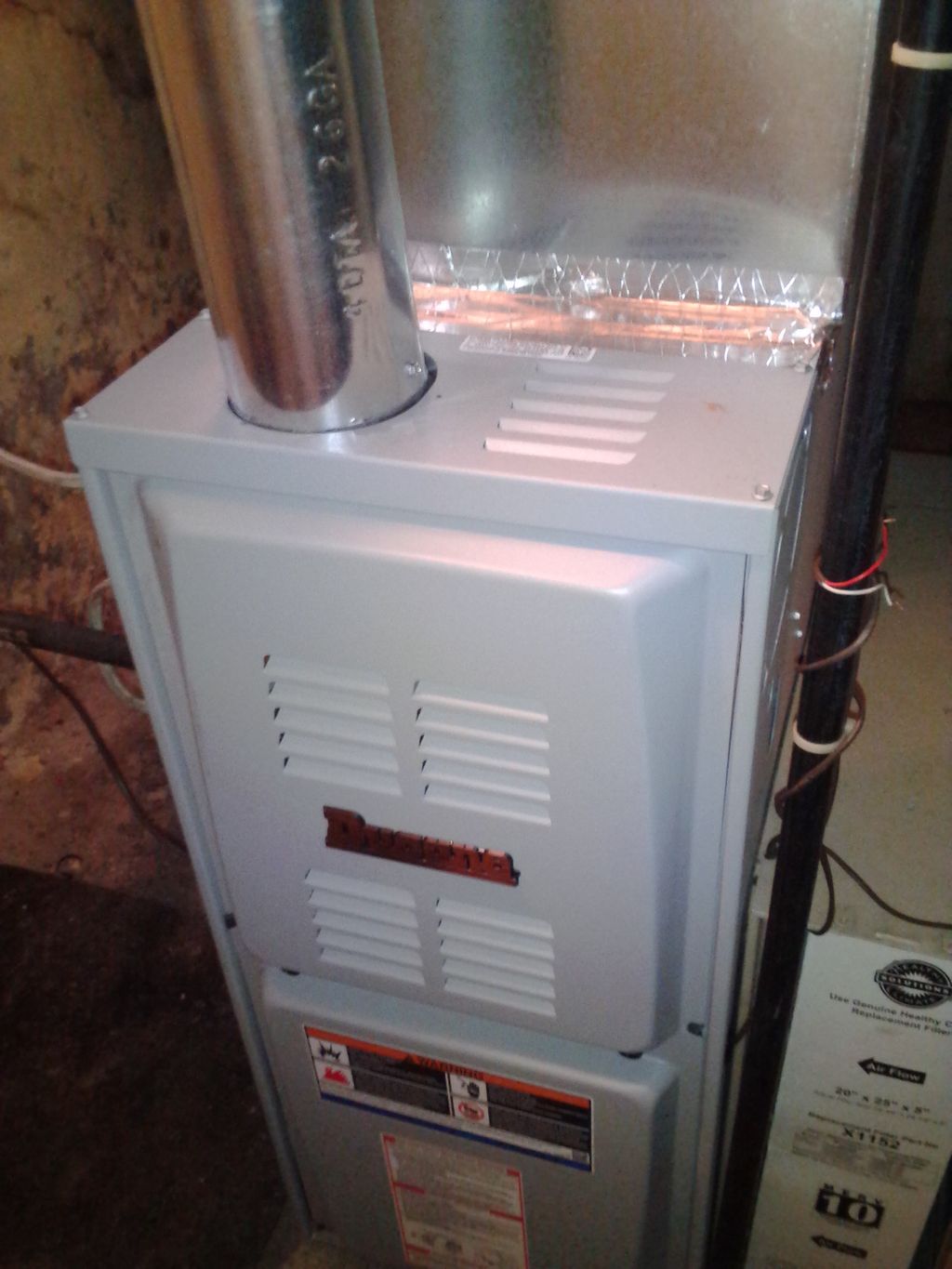80% EFU single stage gas forced air furnace.  Thes