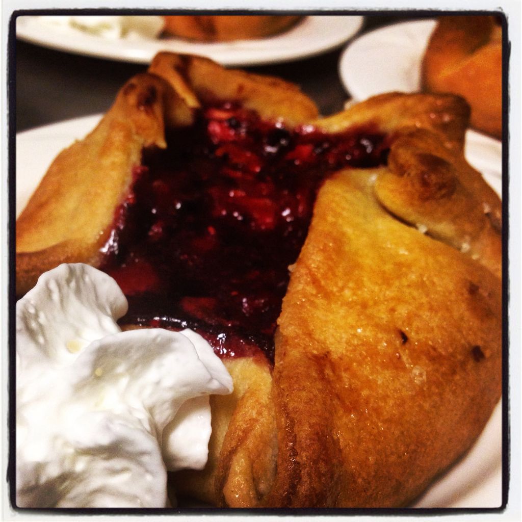 Rustic raspberry tart!