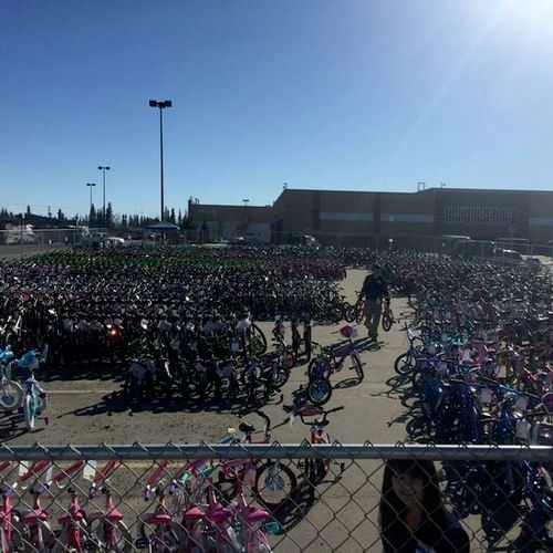 1000 bikes in Alaska Walmart