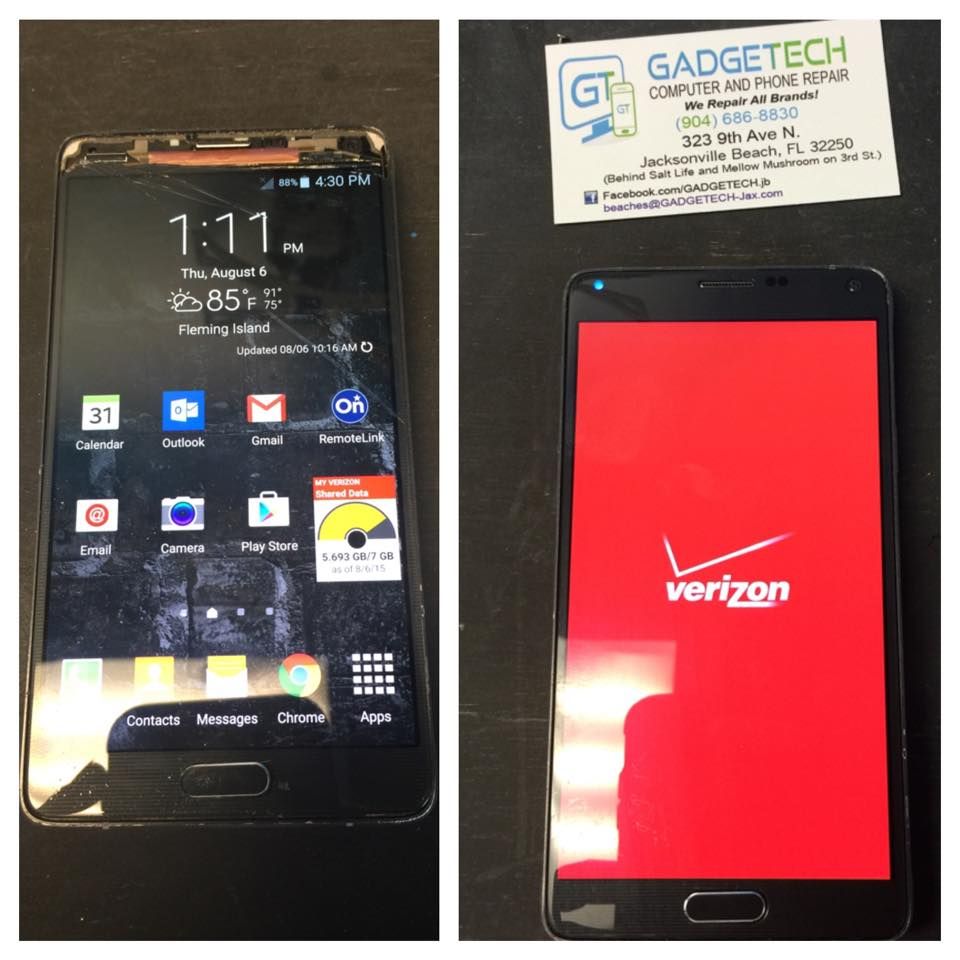 We even fix cracked phone screens!