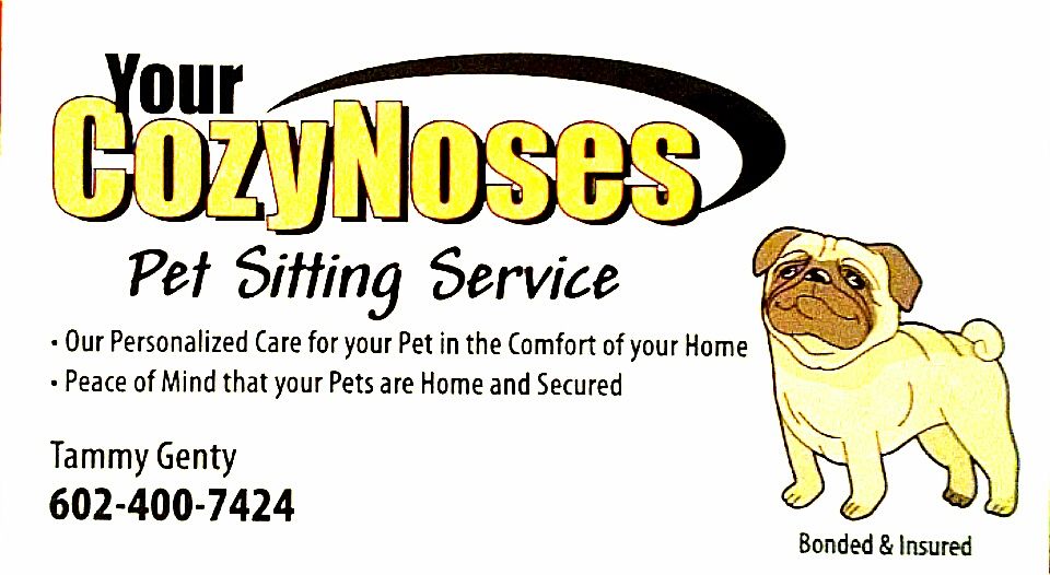 Cozy Noses Pet Sitting Service