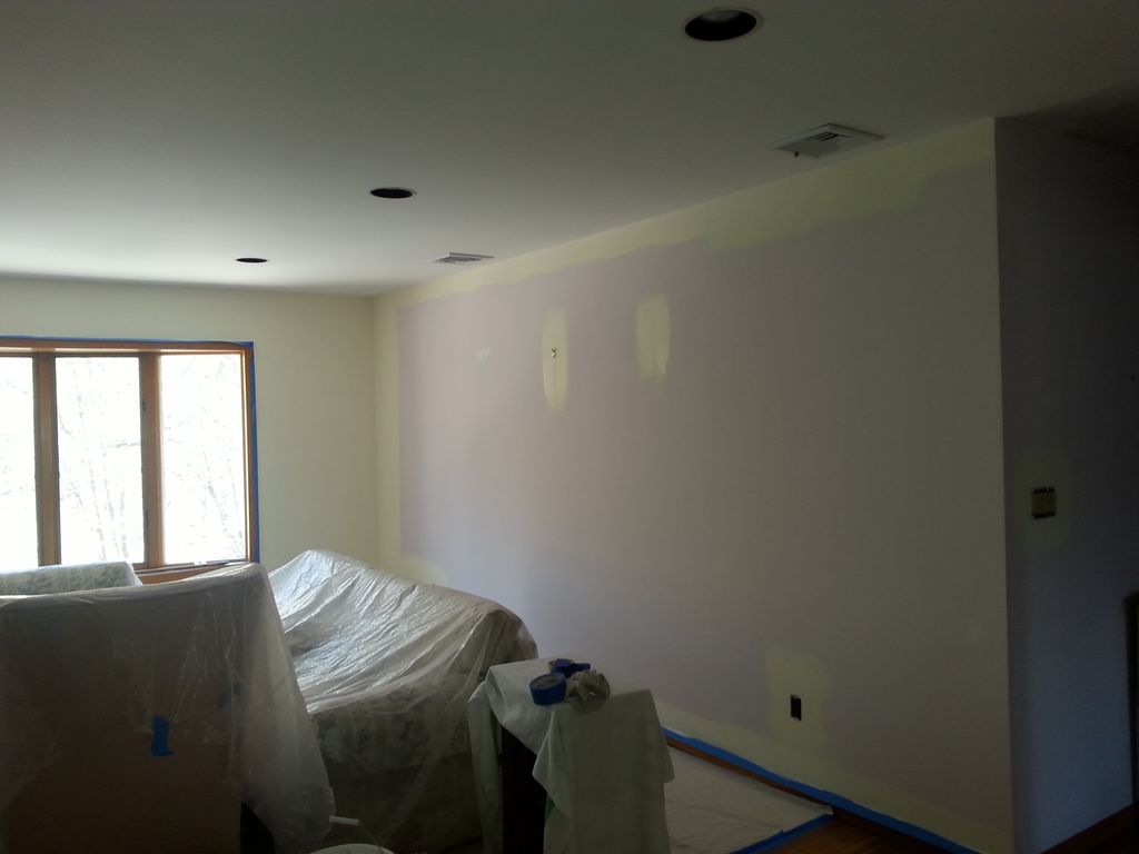 Custom ceiling white, detail cutting.