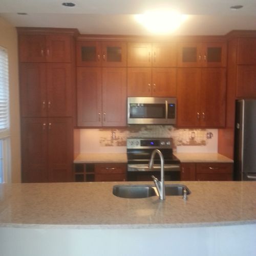 Kitchen we just finished in Kempsville.
