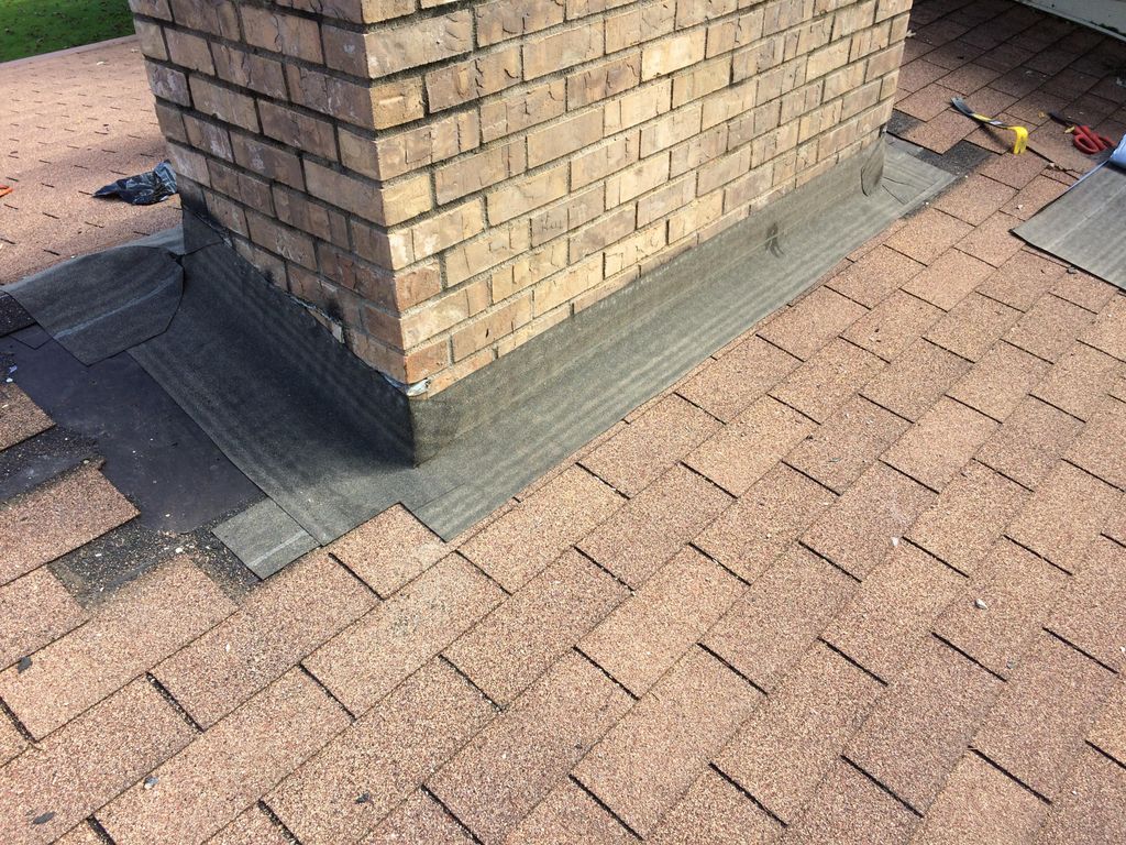 Chimney reflash (before) -Brooklyn Park