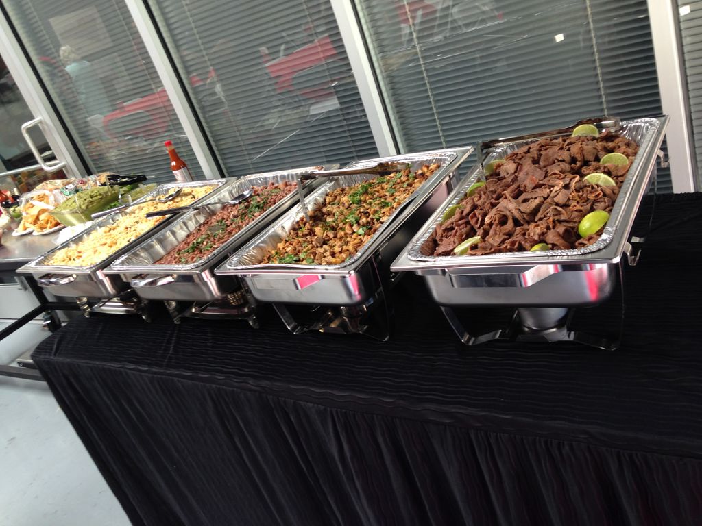 Street Taco Bar Carne Asada and Pollo Asado With B