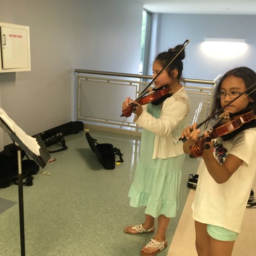first year violin students 