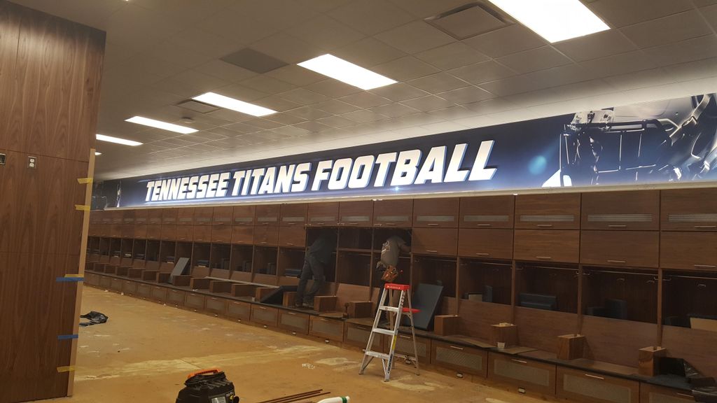 Tn Titans locker room
