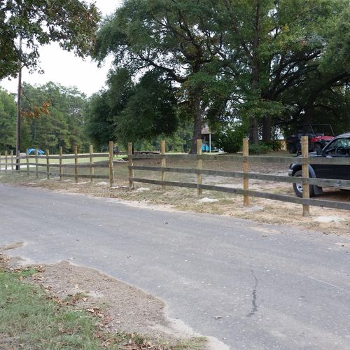 Horse property fencing