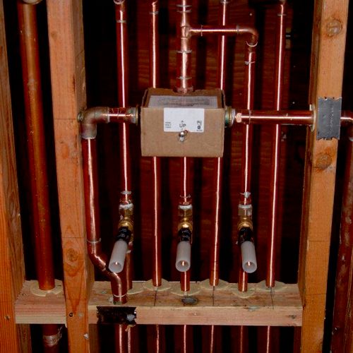 Shower valve install