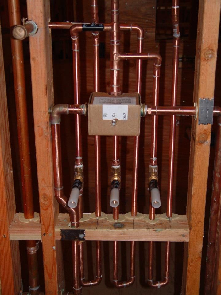 Shower valve install