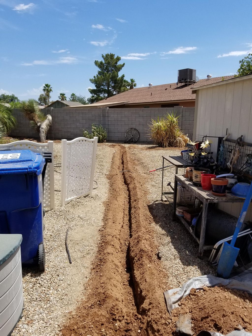 Drip irrigation install in Mesa