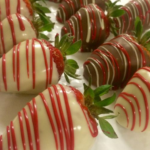 Our hand dipped Chocolate Covered Strawberries.