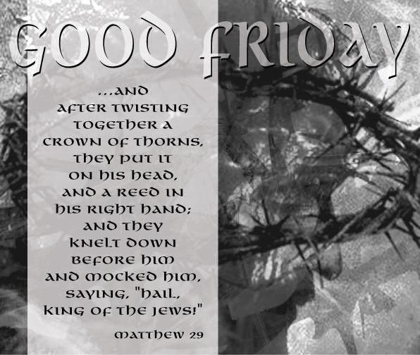 Good Friday cover for church bulletin