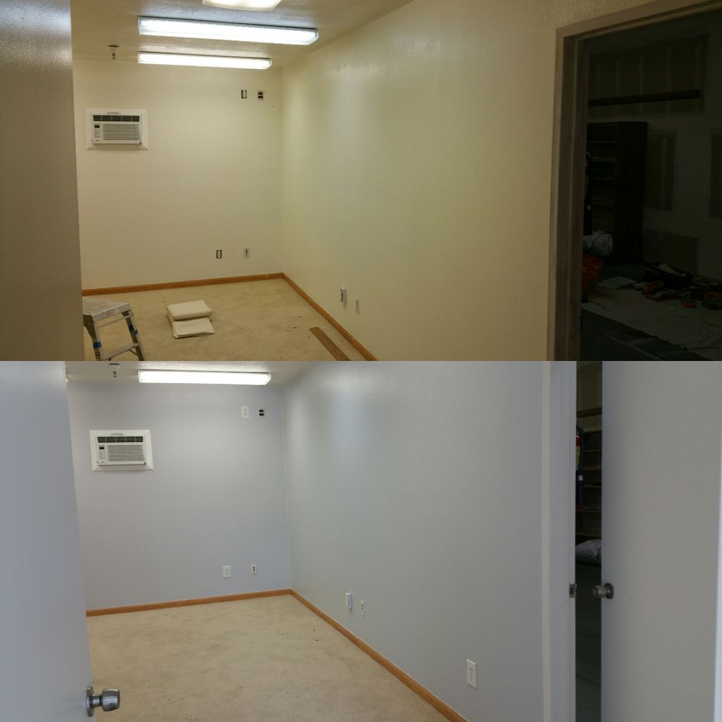 Before/After interior paint job