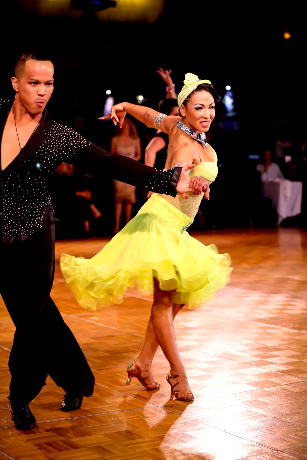 Dancing with students at the 2015 Nevada Star Ball