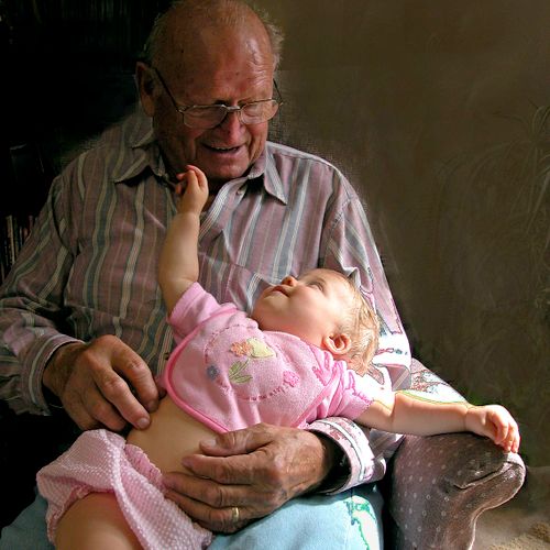 Grandfather & Granddaughter