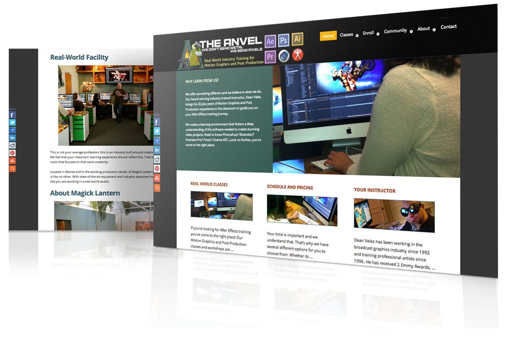 Web Design and Development. (Wordpress)
theanvel.c