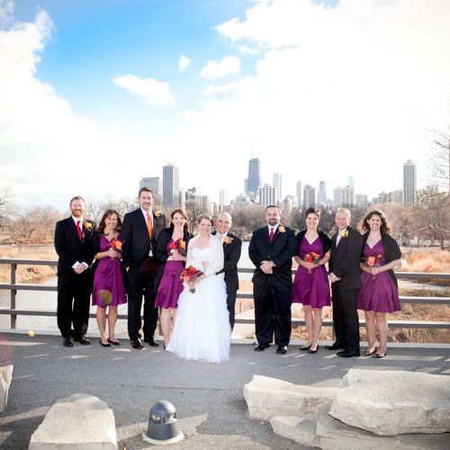 Lincoln Park Chicago Winter Wedding