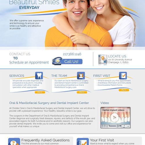 Oral Surgery - Healthcare Industry Website