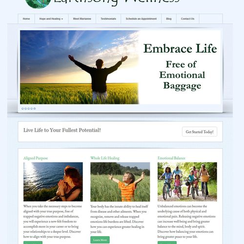 Earthsong Wellness Web & Graphic Design