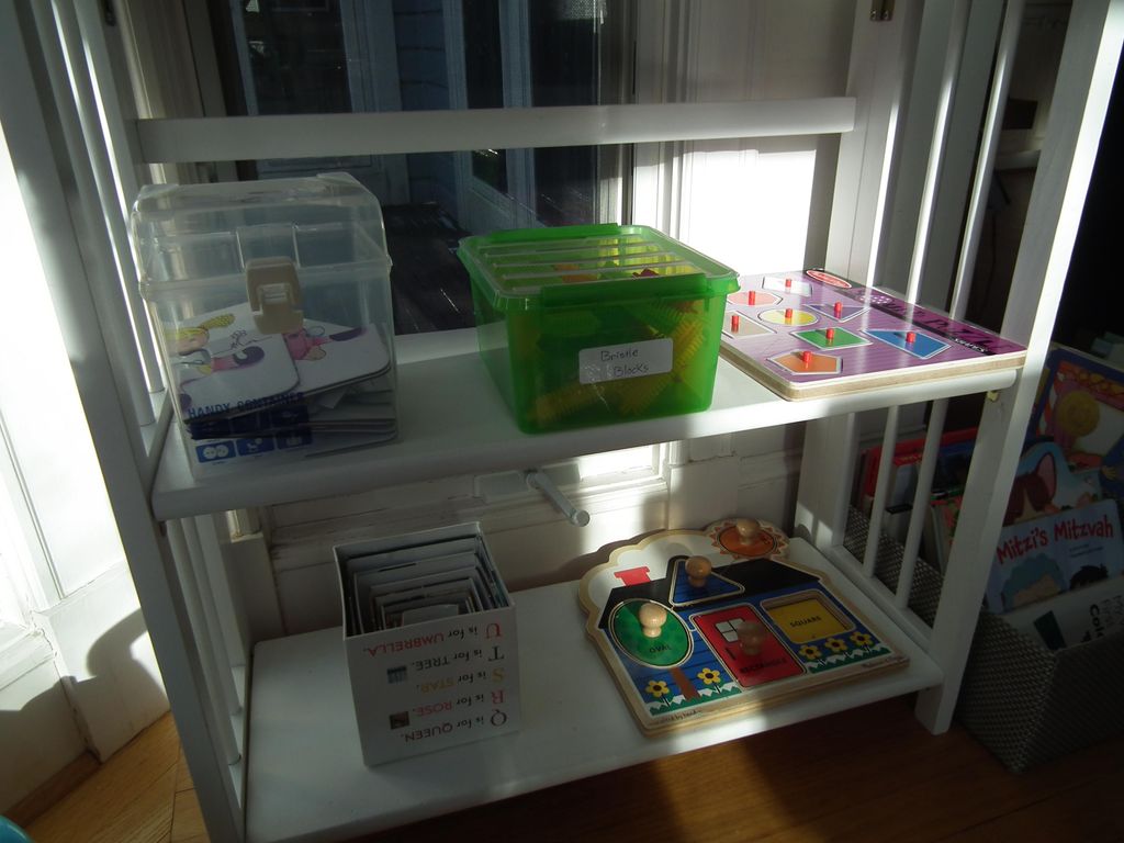Play area for a 22 month old and a 4 year old