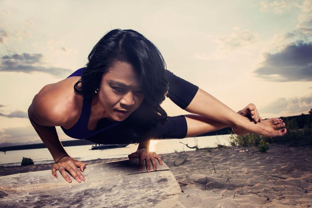 Arm balances are meant to help you focus!