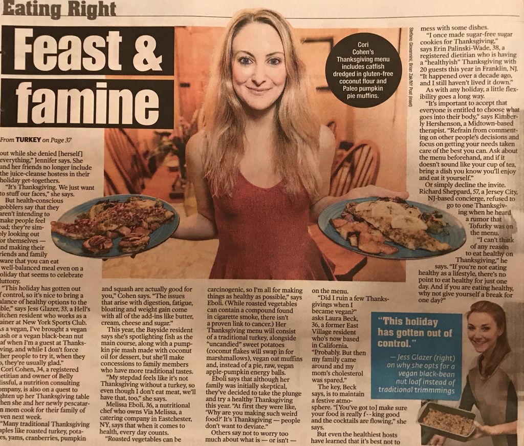 Belly Blissful in the NY Post