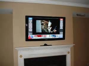 We can install a tv on your wall or fireplace and 