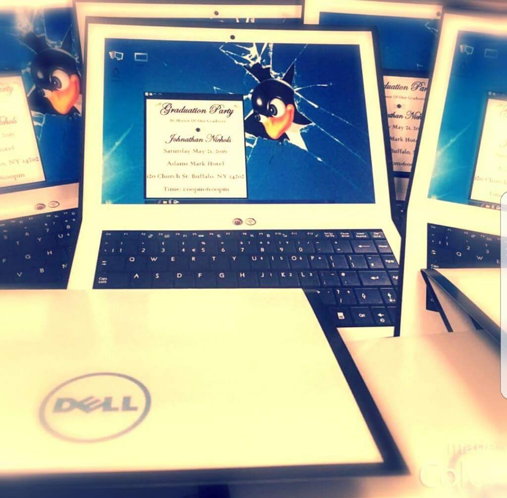 Laptop Invitations