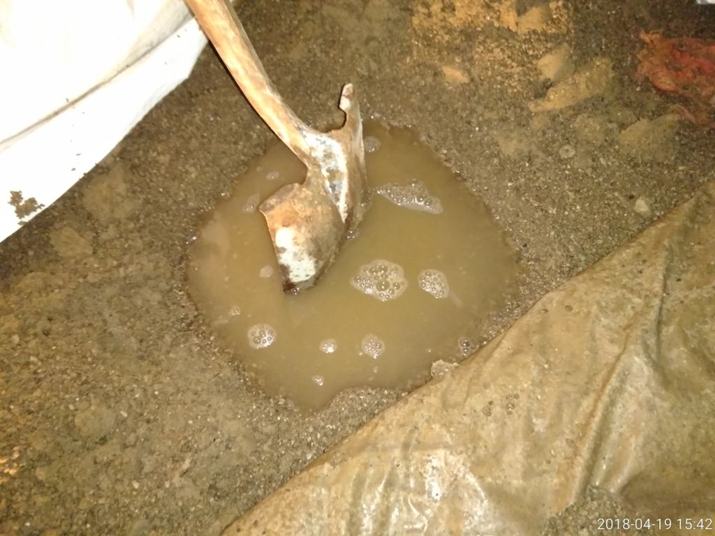 Elevated water in crawlspace