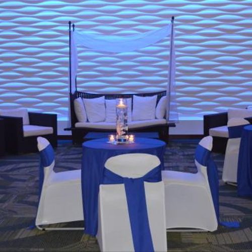 Decor Rental for Lounge Styled Reception