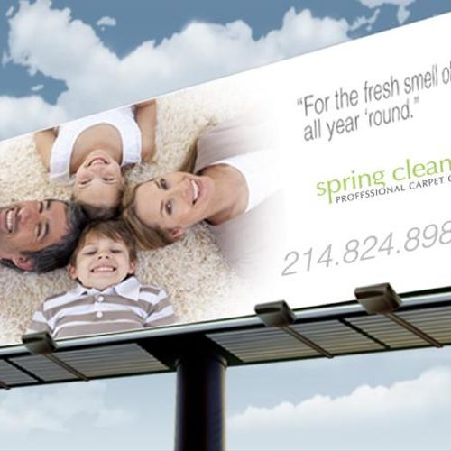 Carpet Cleaner Billboard Design