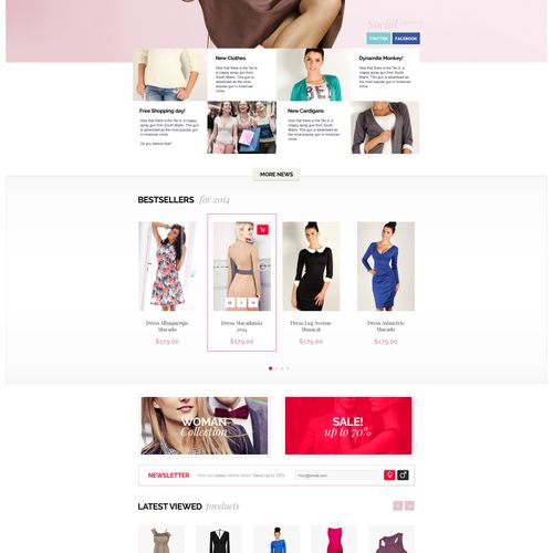 fashion website in which i design for a eCommerce 