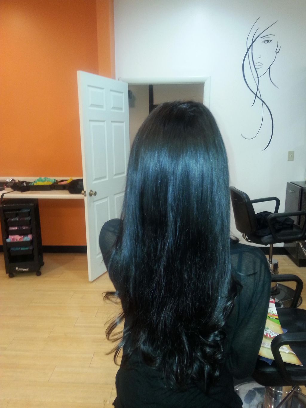 Back  completed full extensions on straight to fin