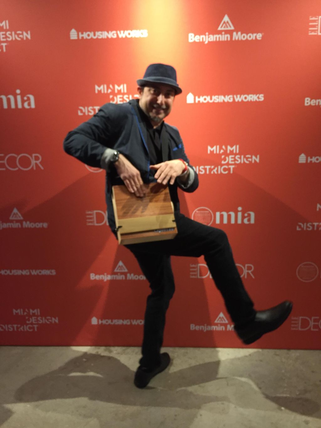 In Miami Promoting "Cajon Tab" Drum  