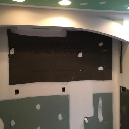 Mold proof and mold resistant board in bathroom Br