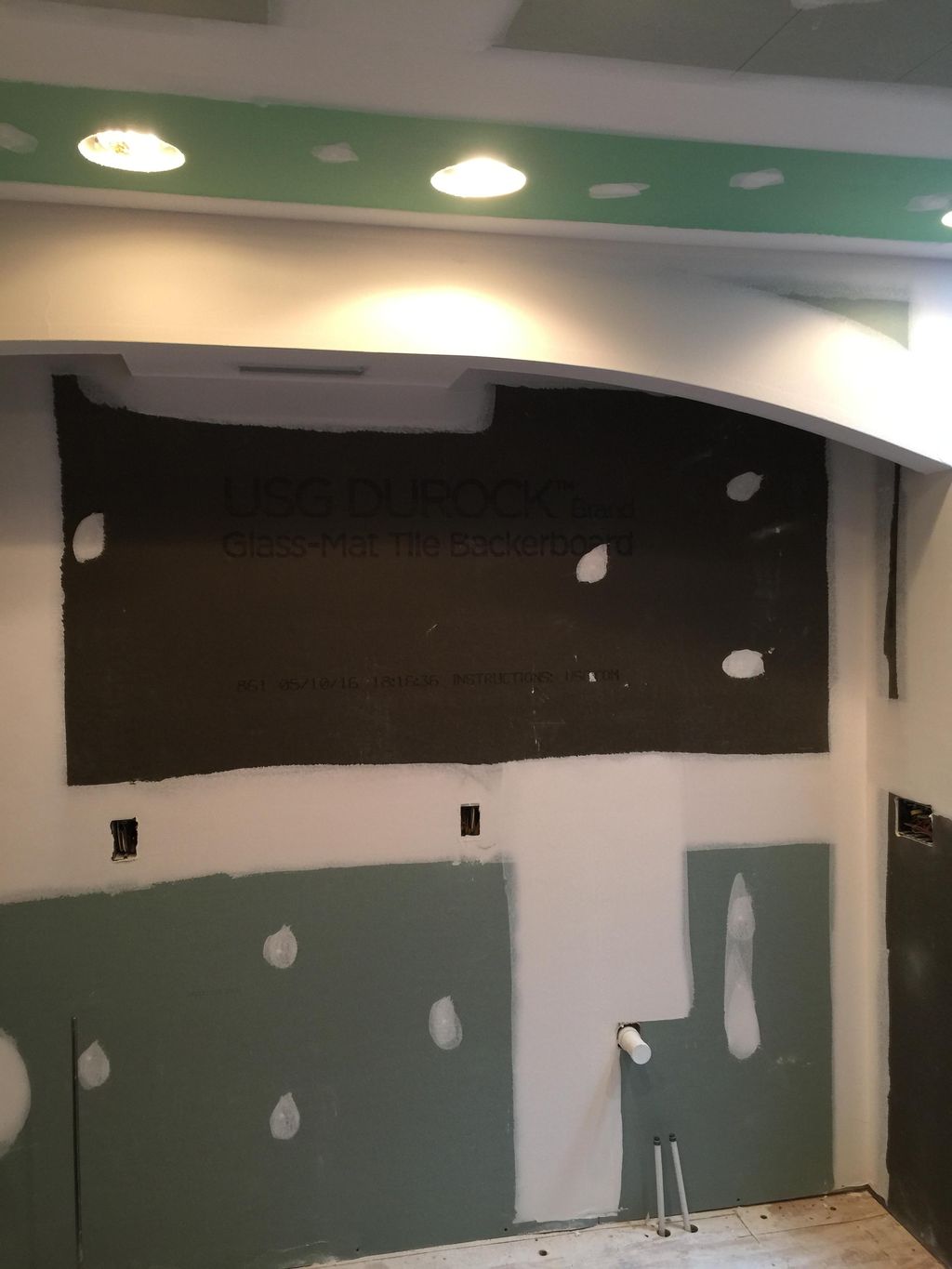 Mold proof and mold resistant board in bathroom Br
