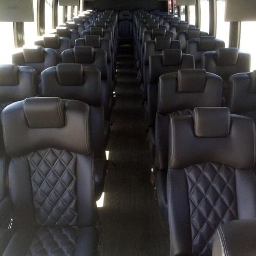 42 Passenger Luxury Coach Bus Interior