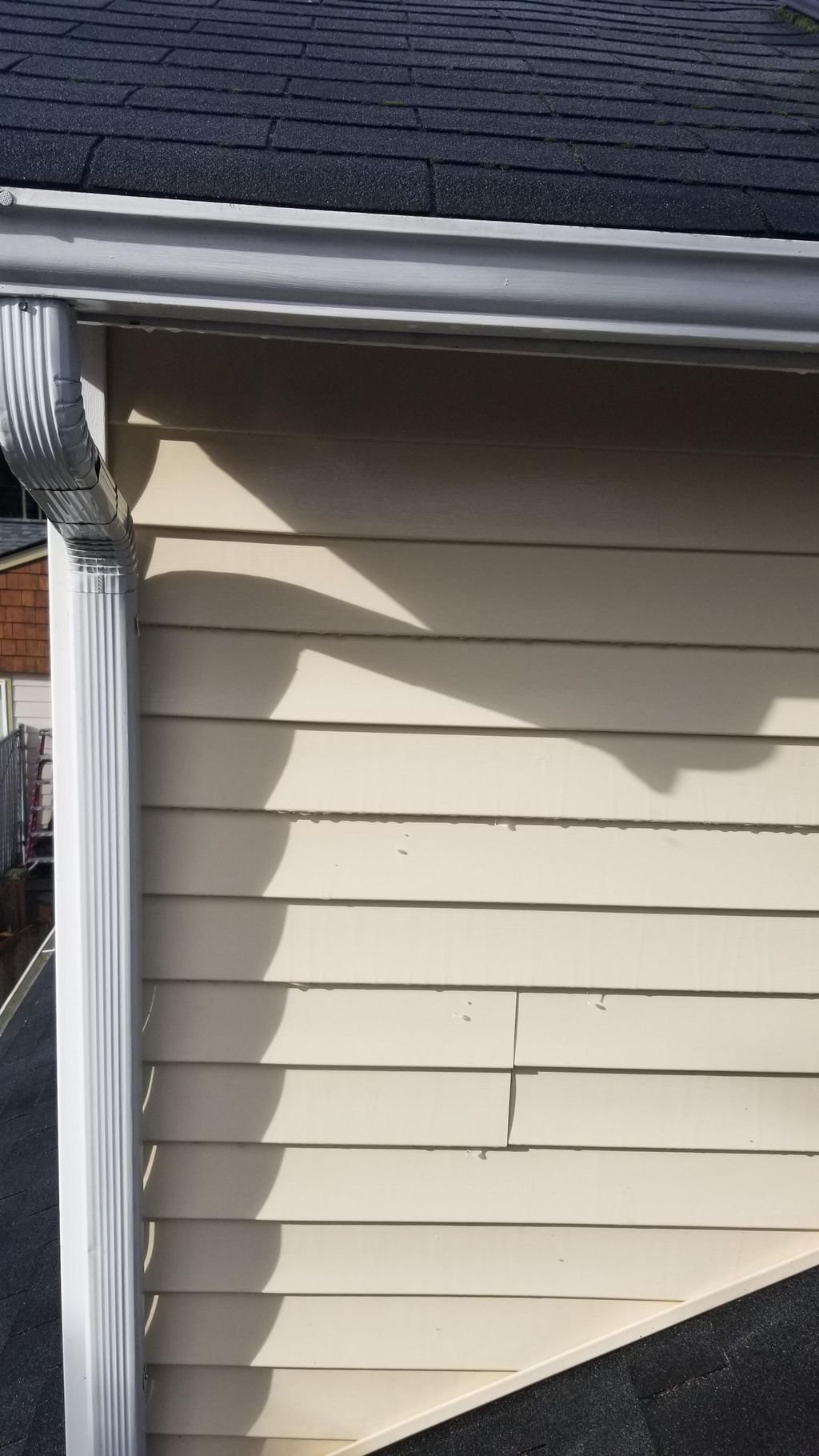 gutter outer cleaning (after)