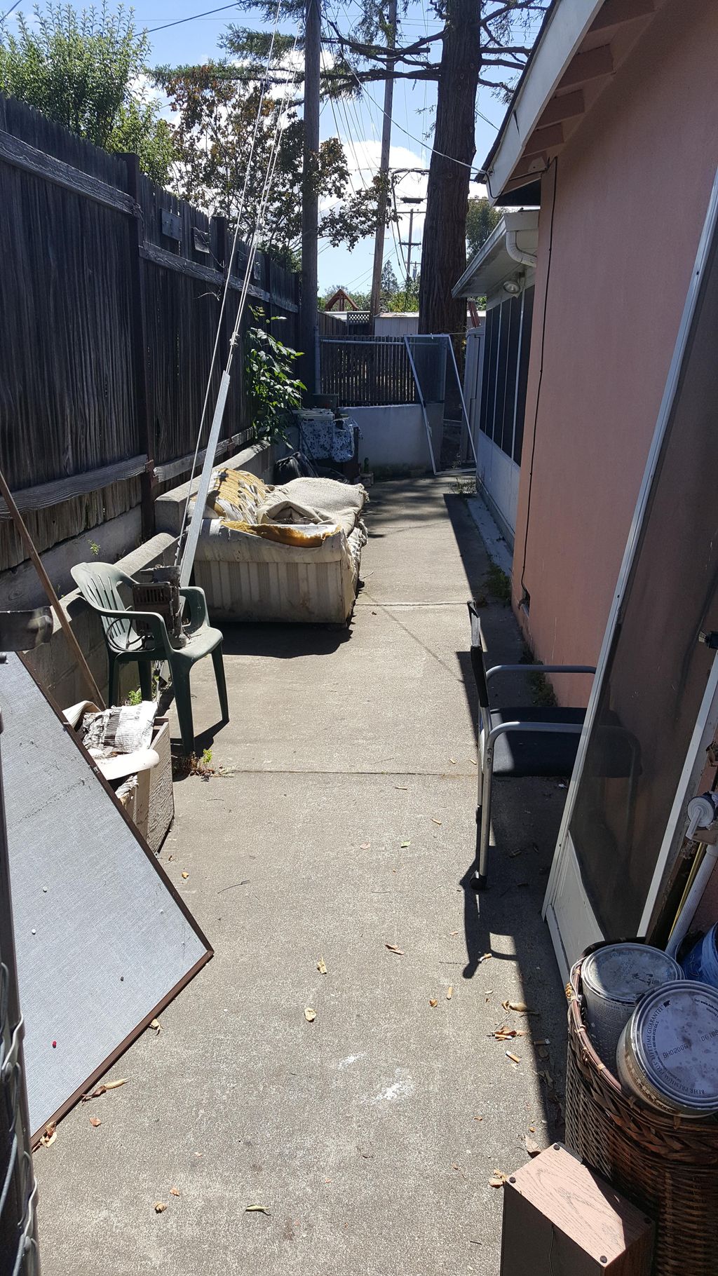 Side Yard Clean up 