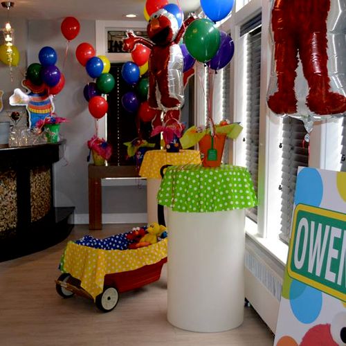 Owen's Elmo-themed 1st Birthday!
