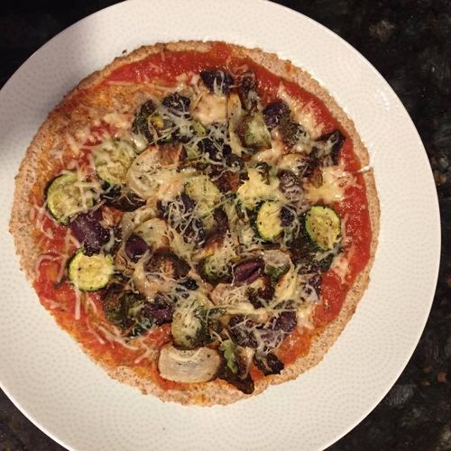 Healthy pizza in 10 minutes!