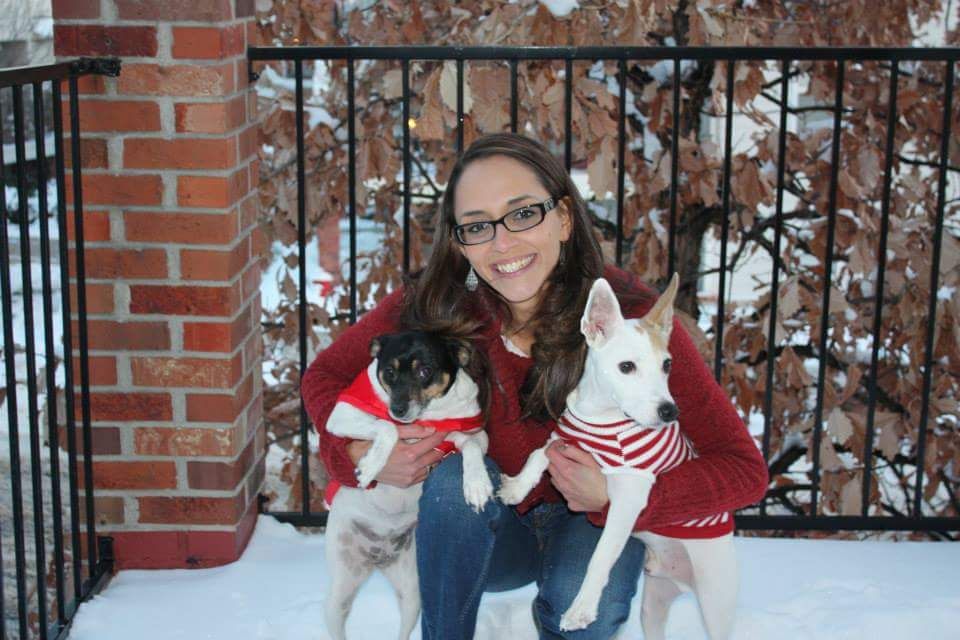 Christmas photo with my pups. This is the only tim