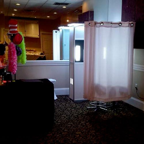 Traditional/Classic style Photo Booth setup at Ben